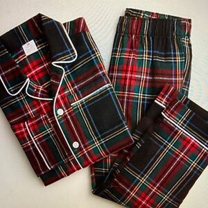 J.crew kids long-sleeve flannel pajama set